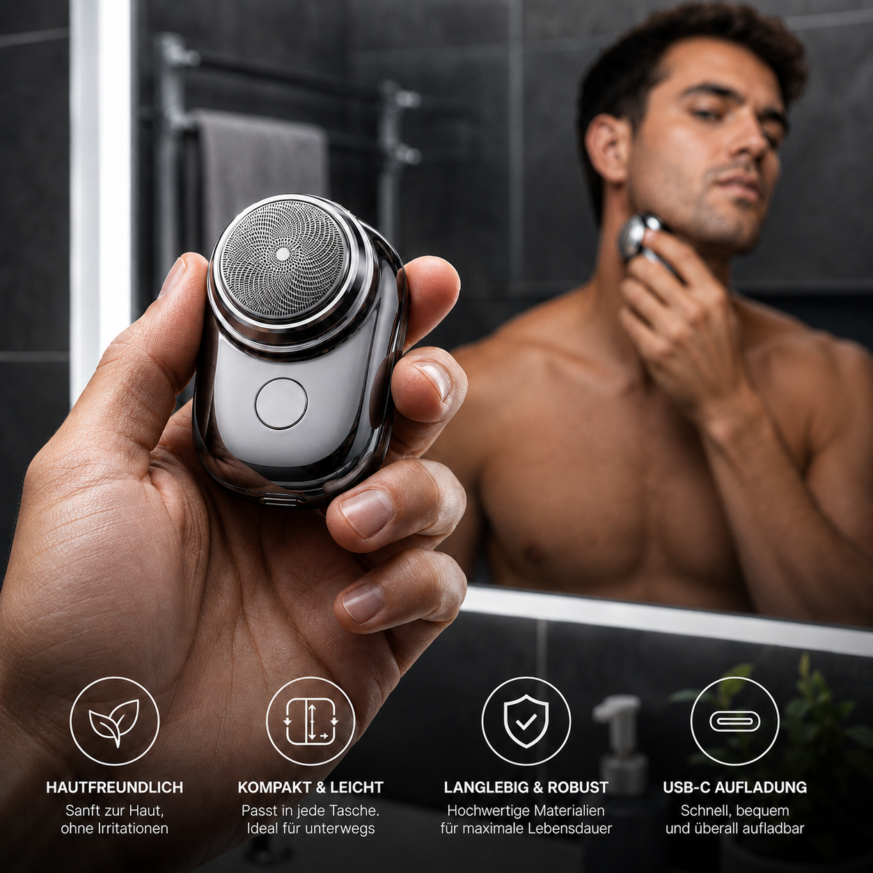 MicroBlade Pro im Alltagstest während der Rasur
